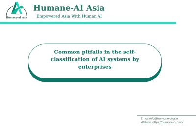 Common pitfalls in the self-classification of AI systems by enterprises